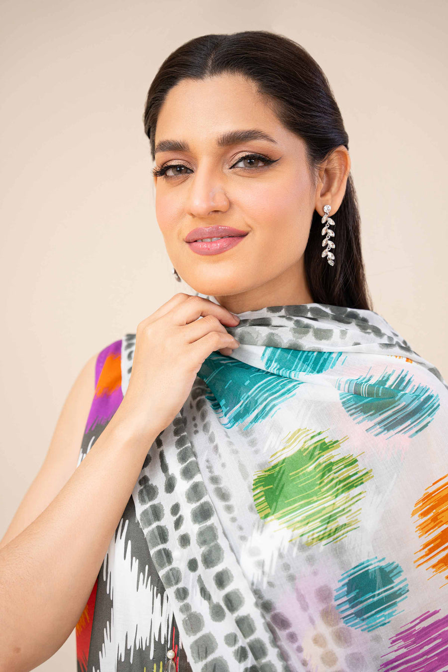 Nishat Festive Eid Printed Lawn Unstitched 3Pc Suit - 42403298