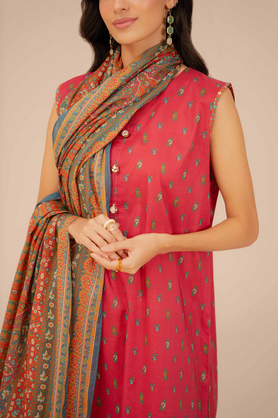 Nishat Festive Eid Printed Lawn Unstitched 3Pc Suit - 42403300