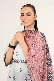 Nishat Festive Eid Printed Lawn Unstitched 3Pc Suit - 42403301
