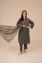 Nishat Festive Eid Printed Lawn Unstitched 3Pc Suit - 42403303