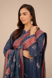 Nishat Festive Eid Printed Lawn Unstitched 3Pc Suit - 42403304