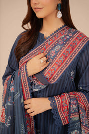 Nishat Festive Eid Printed Lawn Unstitched 3Pc Suit - 42403304