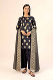 Nishat Festive Eid Gold Printed Lawn Unstitched 3Pc Suit - 42403309