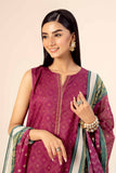 Nishat Festive Eid Gold Printed Lawn Unstitched 3Pc Suit - 42403310