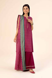 Nishat Festive Eid Gold Printed Lawn Unstitched 3Pc Suit - 42403310