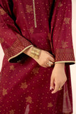 Nishat Festive Eid Gold Printed Lawn Unstitched 3Pc Suit - 42403312