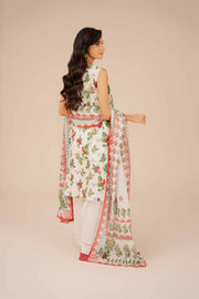 Nishat Festive Eid Digital Printed Lawn Unstitched 3Pc Suit - 42403324