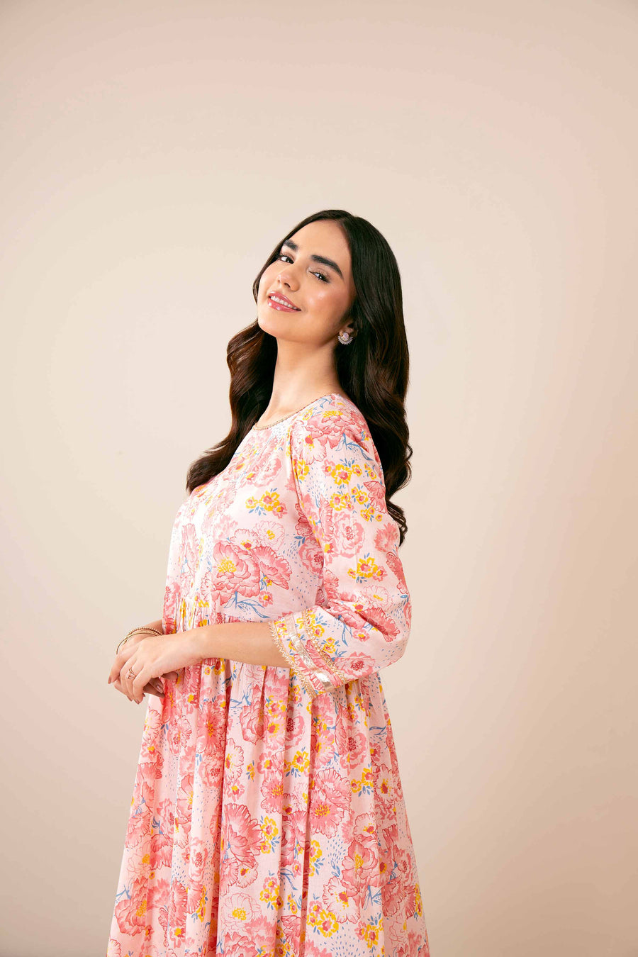 Nishat Festive Eid Digital Printed Lawn Unstitched 1Pc Shirt - 42403339