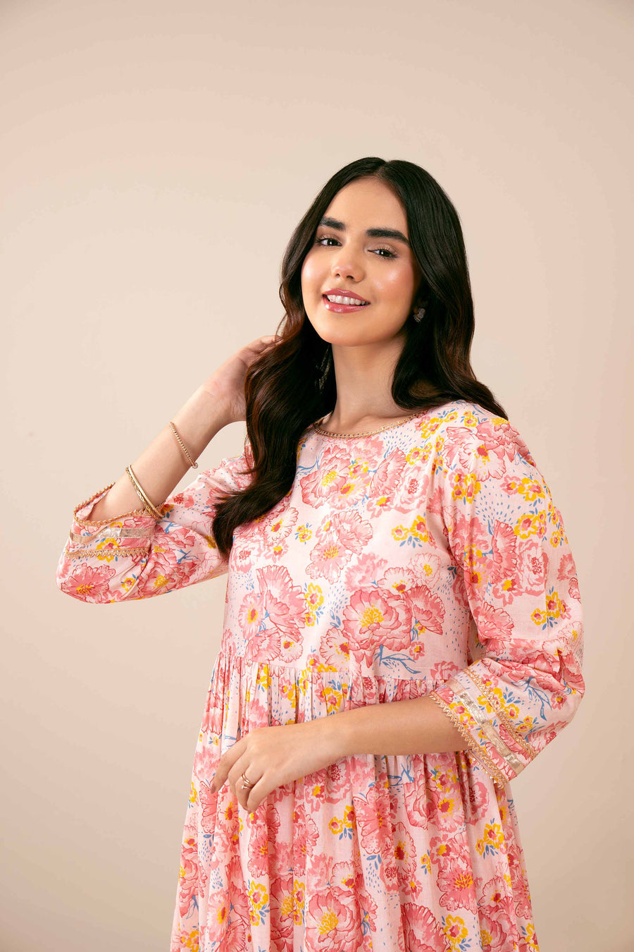 Nishat Festive Eid Digital Printed Lawn Unstitched 1Pc Shirt - 42403339
