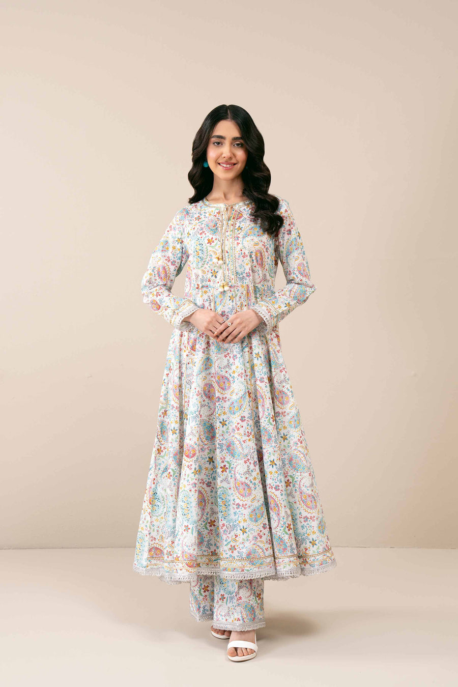 Nishat Festive Eid Digital Printed Lawn Unstitched 1Pc Shirt - 42403340