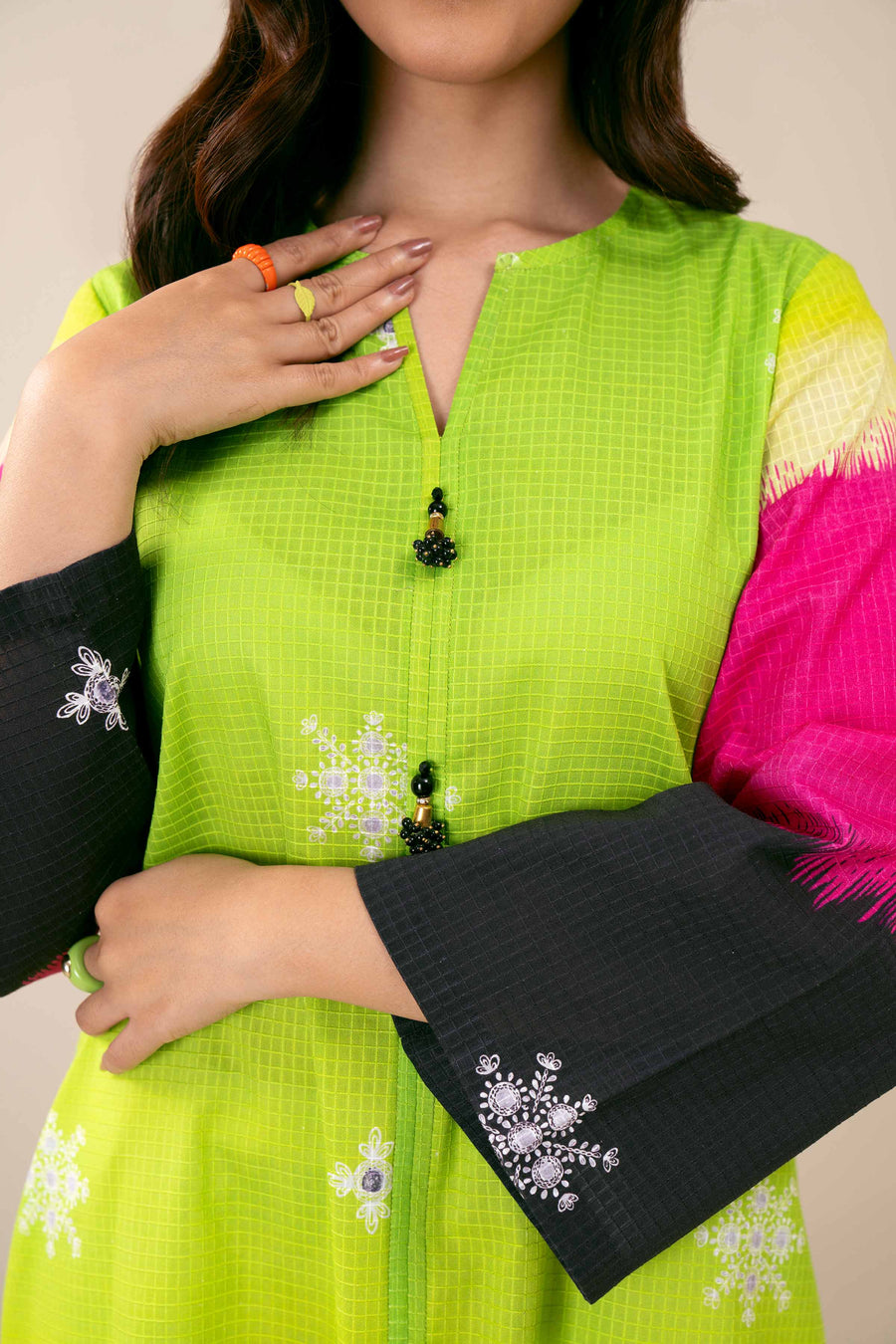 Nishat Festive Eid Digital Printed Lawn Unstitched 1Pc Shirt - 42403344