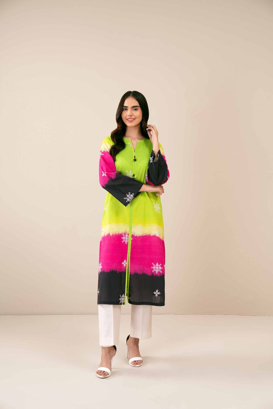 Nishat Festive Eid Digital Printed Lawn Unstitched 1Pc Shirt - 42403344