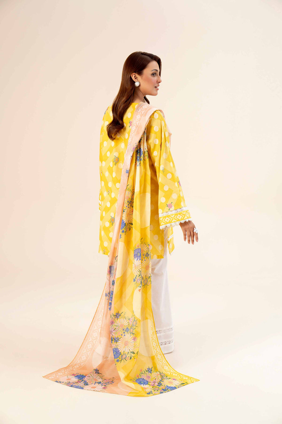 Nishat Freedom to Buy Printed Lawn Unstitched 3Pc Suit - 42403365