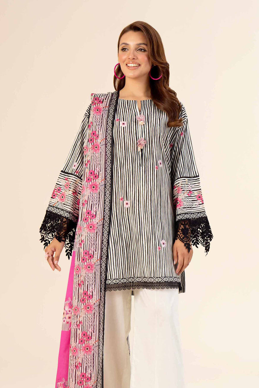 Nishat Freedom to Buy Printed Lawn Unstitched 3Pc Suit - 42403366
