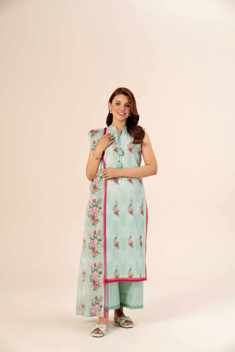 Nishat Freedom to Buy Printed Lawn Unstitched 3Pc Suit - 42403367