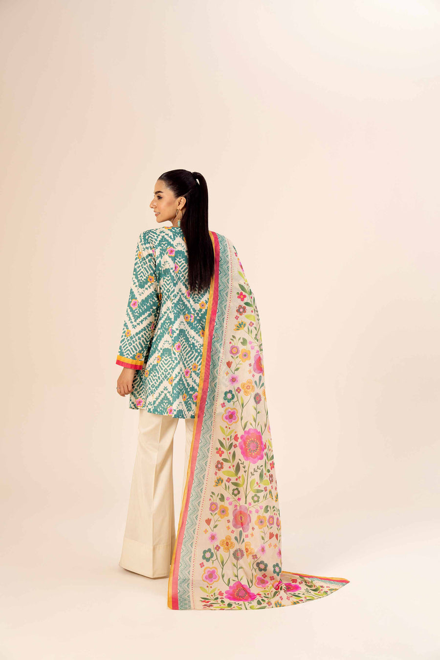 Nishat Freedom to Buy Printed Lawn Unstitched 3Pc Suit - 42403368