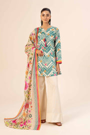 Nishat Freedom to Buy Printed Lawn Unstitched 3Pc Suit - 42403368