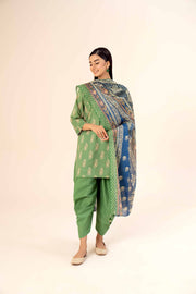 Nishat Freedom to Buy Printed Lawn Unstitched 3Pc Suit - 42403374