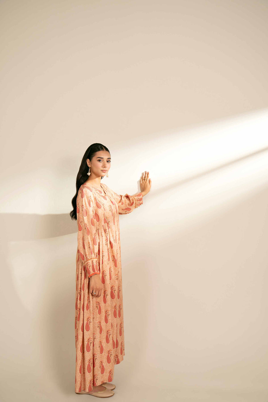 Nishat Any Day Printed Linen Unstitched 2Pc Suit - 42404001