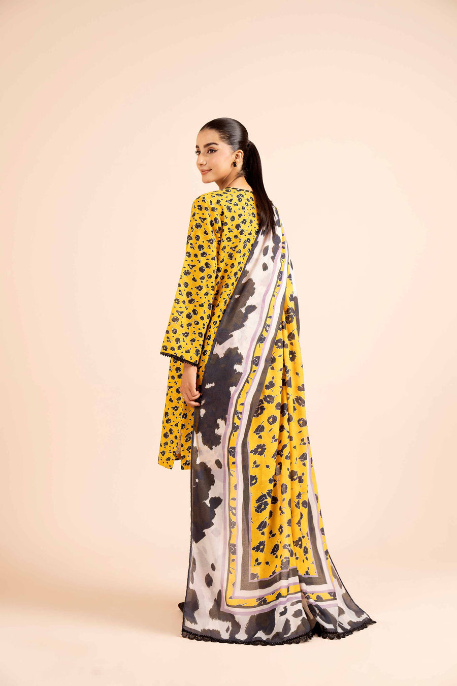 Nishat Any Day Embroidered Khaddar Unstitched 2Pc Suit - 42404088
