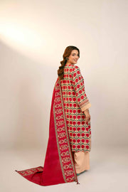 Nishat Any Day Embroidered Linen Unstitched 3Pc Suit - 42404097