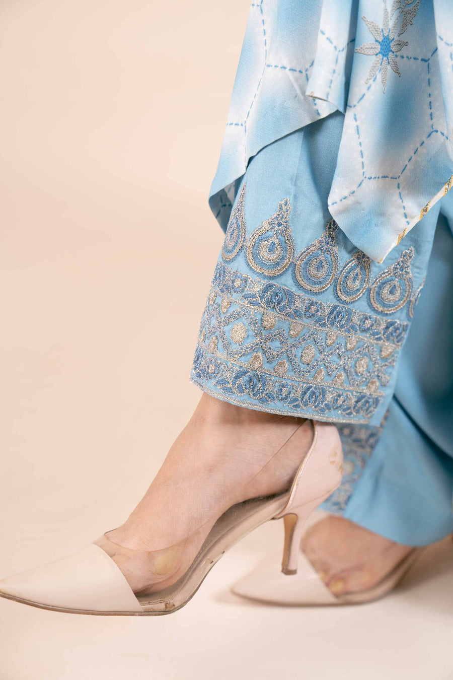 Nishat Any Day Embroidered Linen Unstitched 3Pc Suit - 42404106