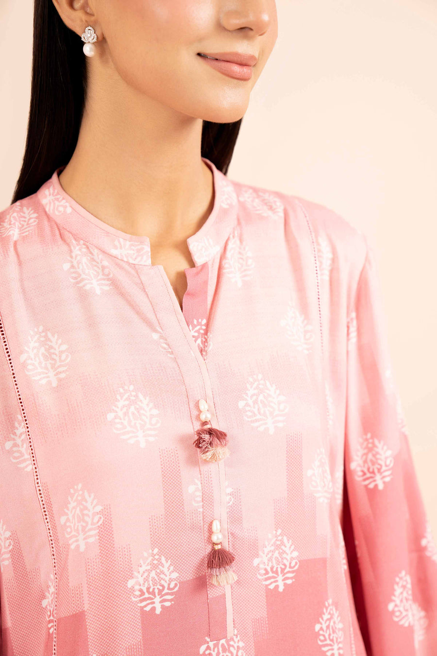 Nishat Any Day Printed Linen Unstitched 3Pc Suit - 42404108