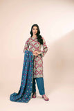 Nishat Any Day Printed Linen Unstitched 3Pc Suit - 42404110