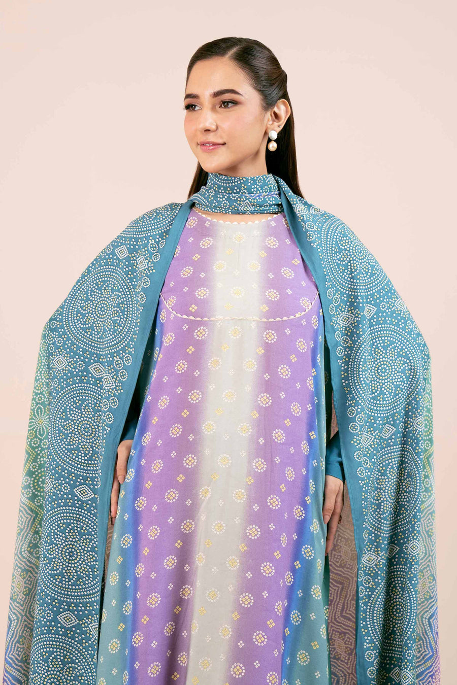 Nishat Any Day Printed Linen Unstitched 3Pc Suit - 42404115