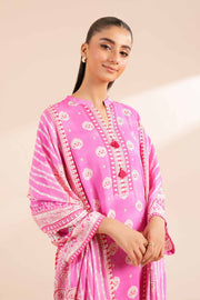 Nishat Any Day Printed Linen Unstitched 3Pc Suit - 42404116