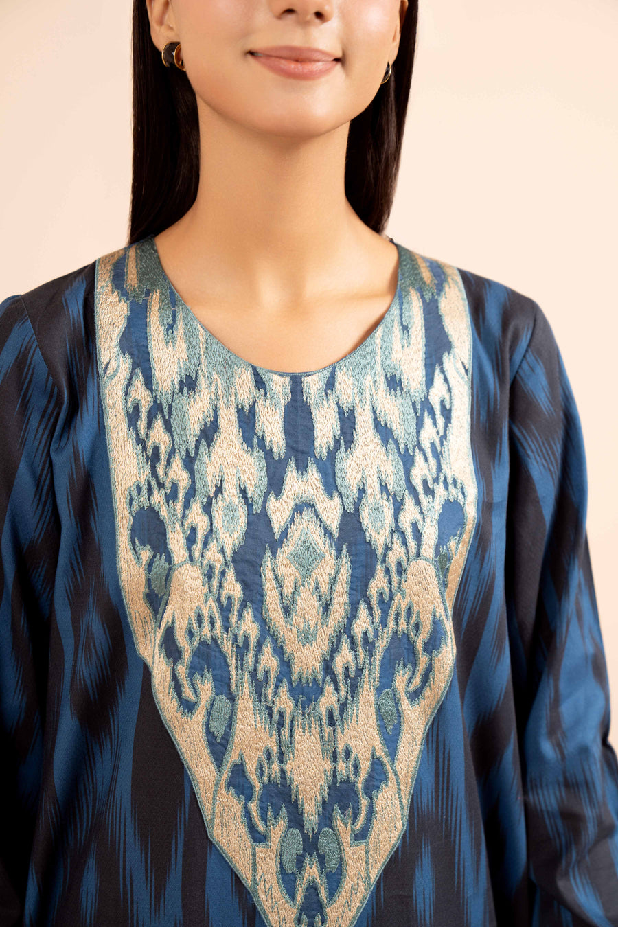 Nishat Any Day Embroidered Dobby Cotton Unstitched 3Pc Suit - 42404138