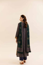 Nishat Any Day Embroidered Dobby Cotton Unstitched 3Pc Suit - 42404142