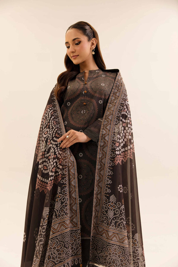 Nishat Any Day Printed Dobby Cotton Unstitched 3Pc Suit - 42404155