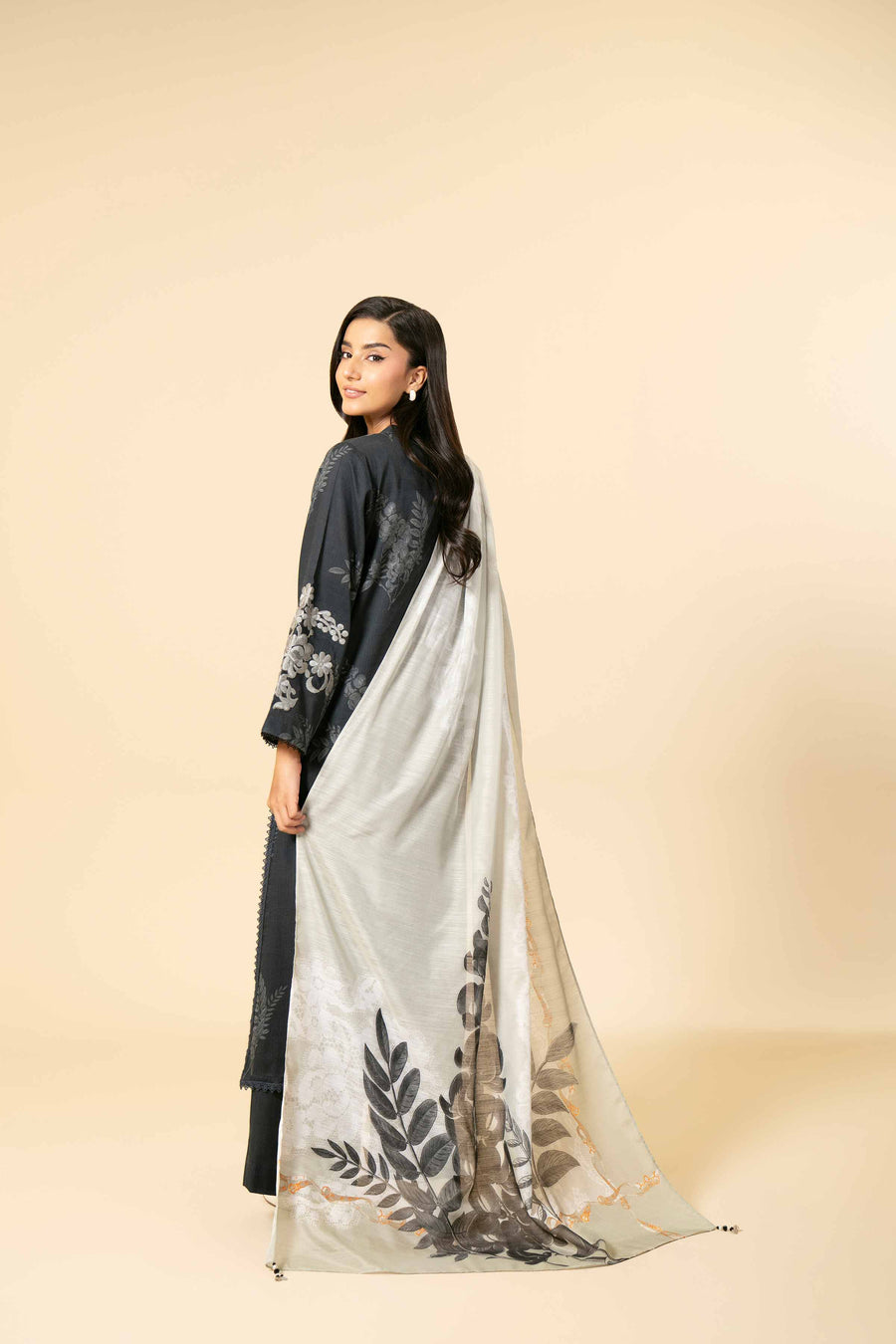 Nishat Any Day Embroidered Dobby Cotton Unstitched 3Pc Suit - 42404158