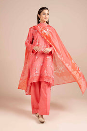 Nishat Any Day Printed Dobby Cotton Unstitched 3Pc Suit - 42404165