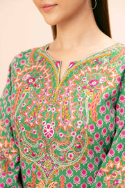 Nishat Any Day Embroidered Khaddar Unstitched 3Pc Suit - 42404185
