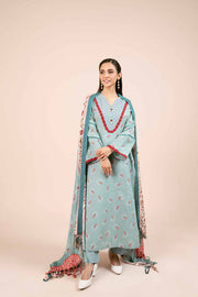 Nishat Any Day Printed Light Khaddar Unstitched 3Pc Suit - 42404192