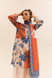 Nishat Any Day Printed Cotton Slub Unstitched 3Pc Suit - 42404217