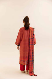 Nishat Any Day Printed Cotton Slub Unstitched 3Pc Suit - 42404220