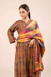 Nishat Any Day Printed Cotton Slub Unstitched 3Pc Suit - 42404228