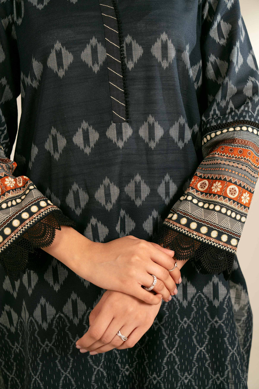 Nishat Any Day Printed Cotton Slub Unstitched 3Pc Suit - 42404229