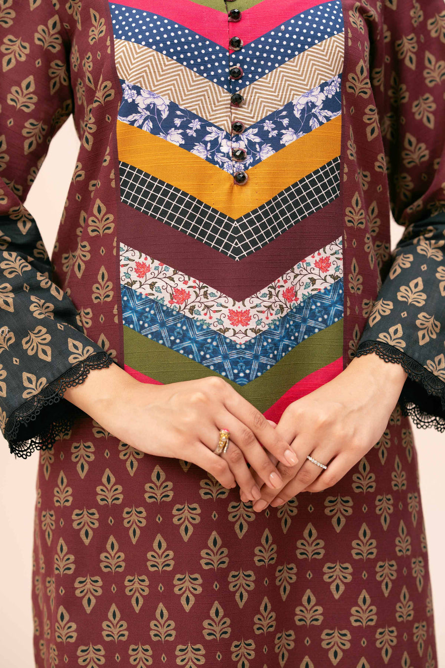 Nishat Any Day Printed Cotton Slub Unstitched 3Pc Suit - 42404231