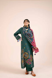 Nishat Any Day Embroidered Cotton Unstitched 3Pc Suit - 42404236