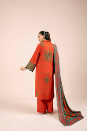 Nishat Any Day Embroidered Cotton Unstitched 3Pc Suit - 42404242