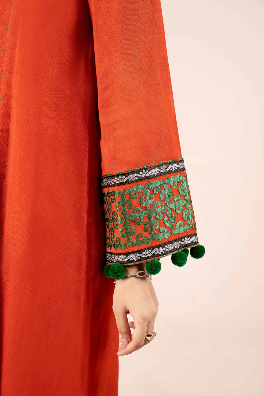 Nishat Any Day Embroidered Cotton Unstitched 3Pc Suit - 42404242
