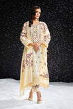 Nishat Winter Drop-2 Embroidered Cotton Unstitched 3Pc Suit - 42404293