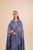 Nishat Winter Drop-2 Embroidered Cotton Unstitched 3Pc Suit - 42404301