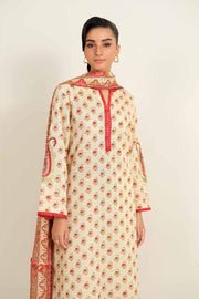 Nishat Winter Drop-2 Embroidered Khaddar Unstitched 2Pc Suit - 42404405