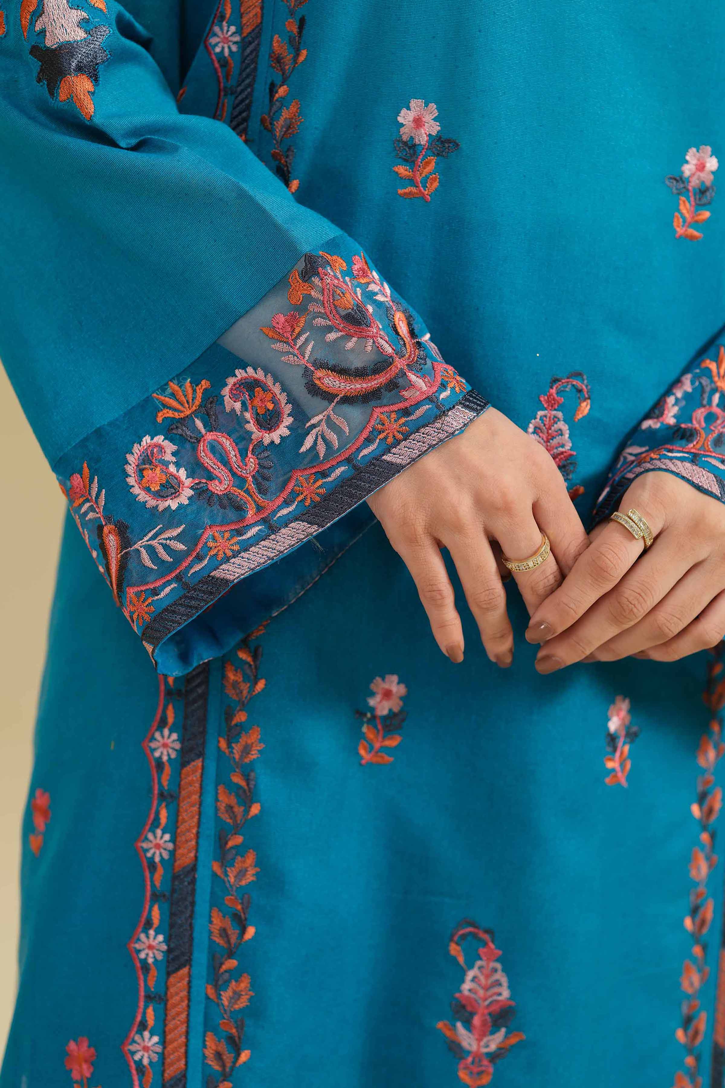 Nishat Winter Drop-2 Embroidered Karandi Unstitched 3Pc Suit 4240451