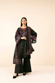 Nishat Winter Drop-2 Embroidered Satin Unstitched 3Pc Suit - 42404536